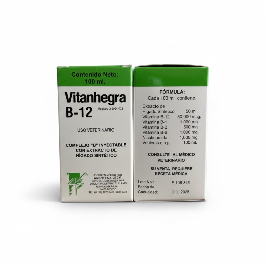 Vitanhegra B-12 - Insumos Agropecuarios Hdez Leal